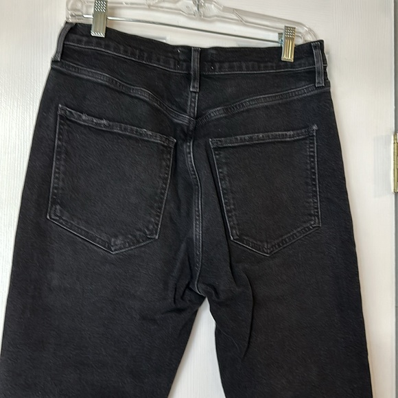 Agolde Riley High Rise Straight Crop Jeans - Picture 4 of 13